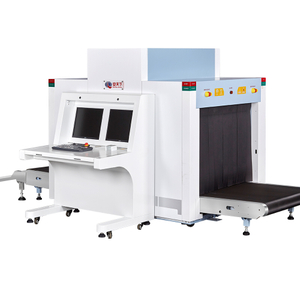 Vue simple de scanner de bagage et de bagage de rayon X d'aéroport pour l'inspection de sécurité