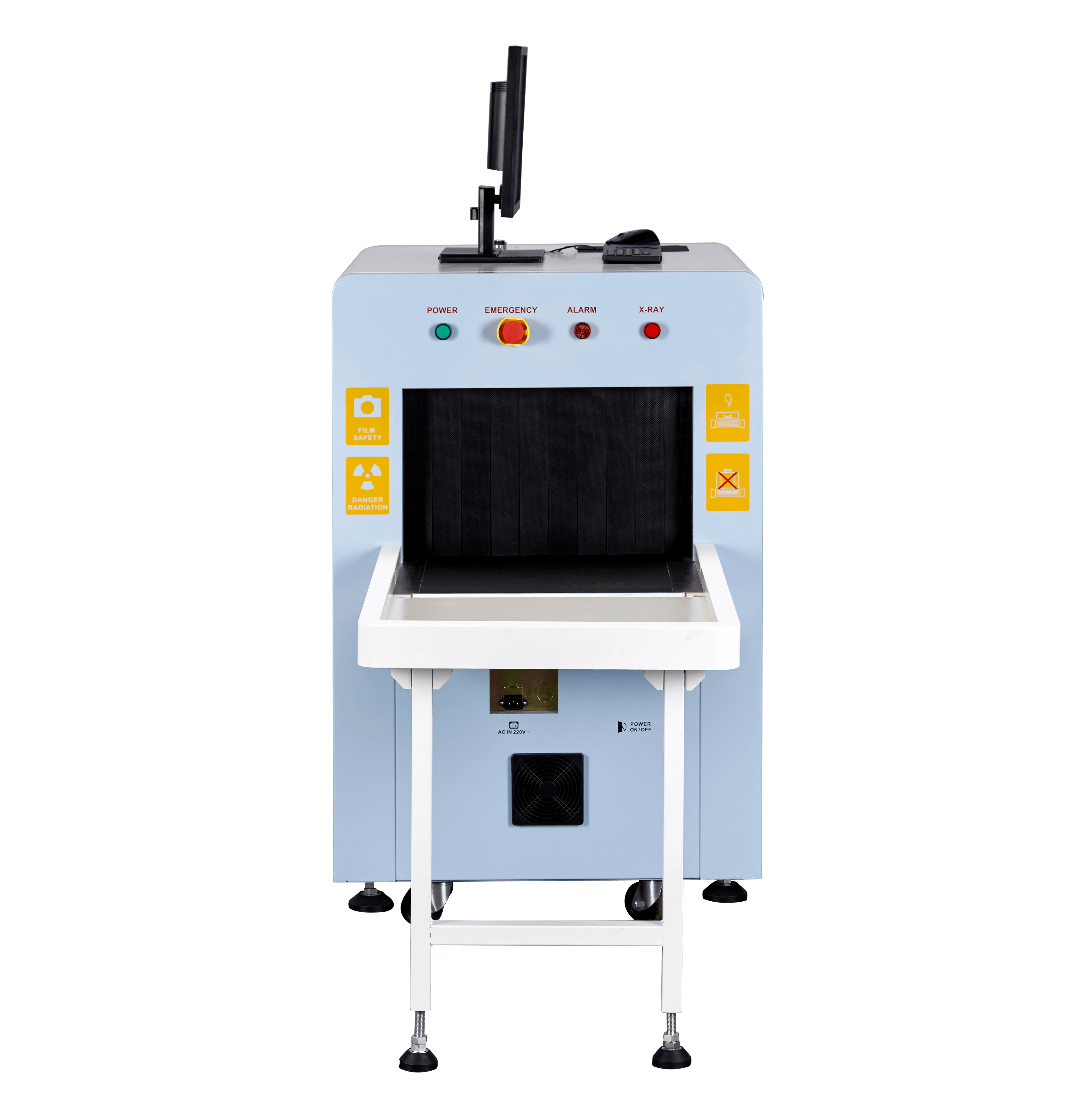 Machine de scanner de courrier du système X Ray de Safeway pour l'inspection de sécurité de gare ferroviaire